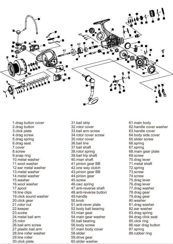 600STS Spinning Reel
